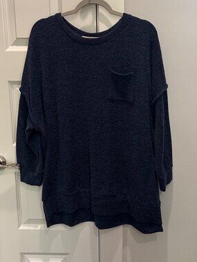 Discount Diva Navy Sweater Tunic